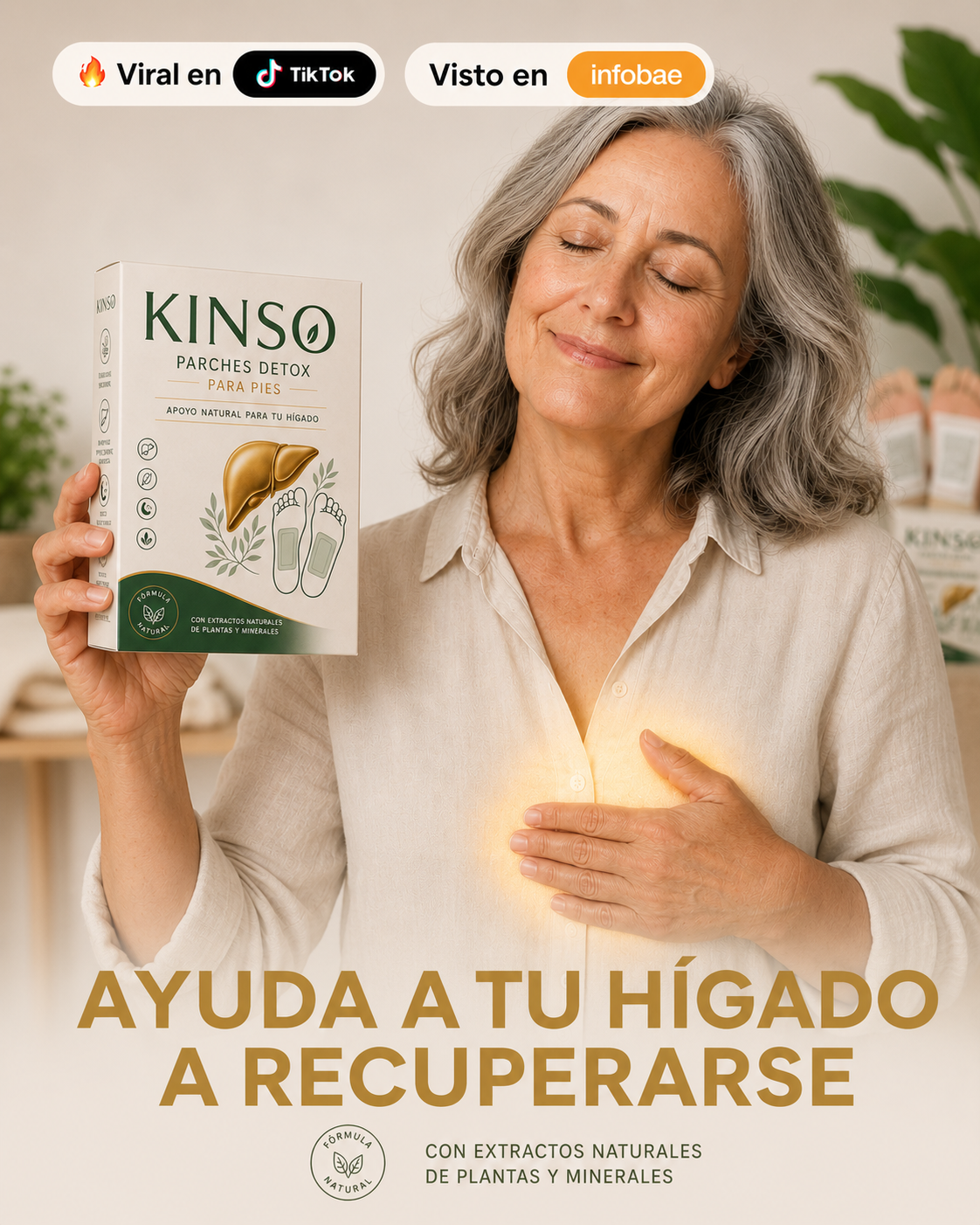 KINSO ayuda a tu higado a recuperarse